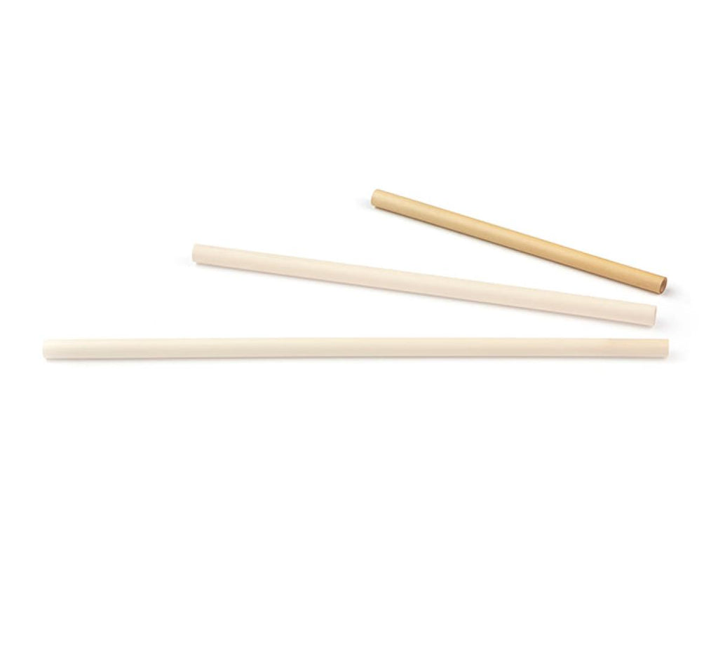 Trinkhalm aus Schilfrohr, Natur - ø 6-8 mm / 14 cm