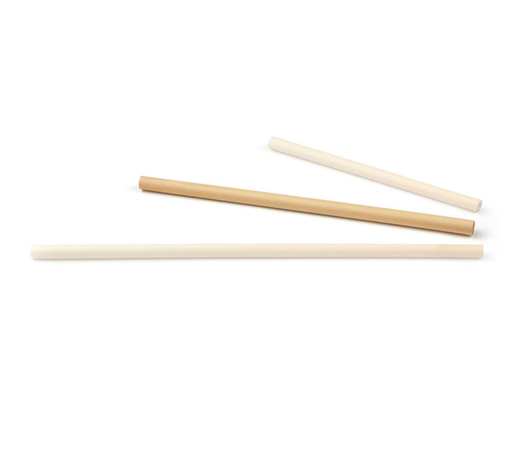 Trinkhalm aus Schilfrohr, Natur - ø 6-8 mm / 14 cm