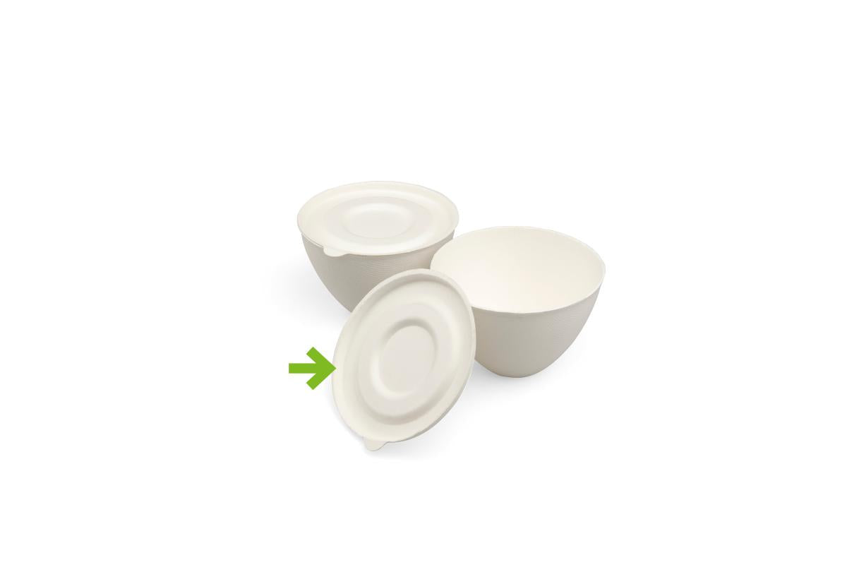 Bagastro deksel – ø 102 x h6,6 mm – wit Geschikt voor artikel 57054