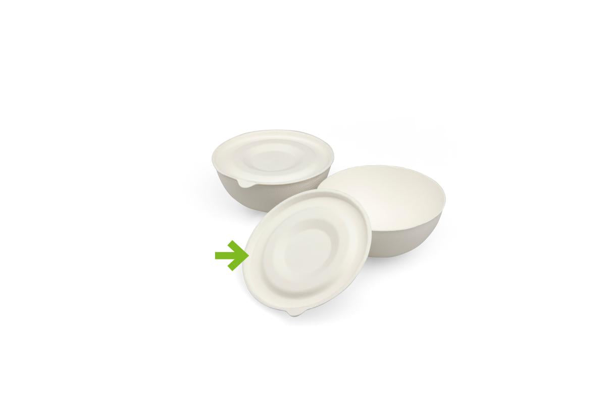 Bagastro deksel – ø 114 x 6,6 mm – wit – voor artikel 57036 en 57040