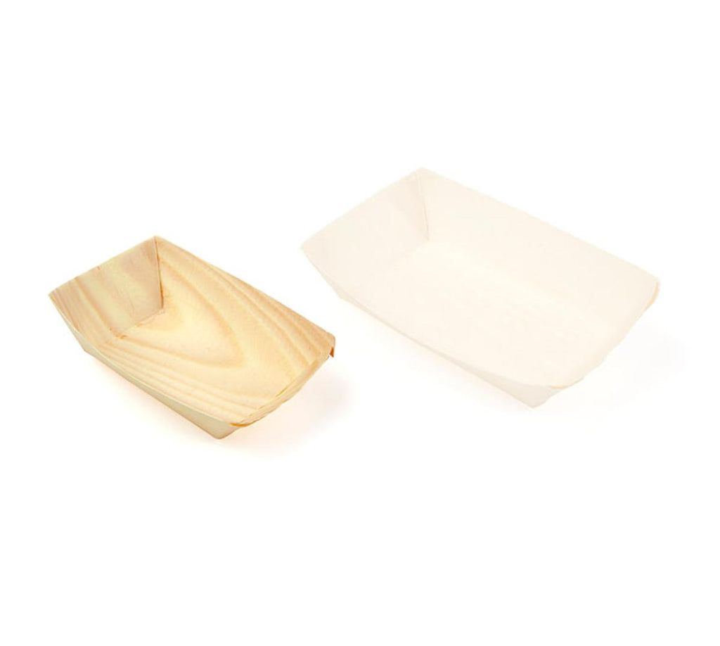 Bakje hout rechthoekig (FSC®) – 70 x 50 x 20 mm