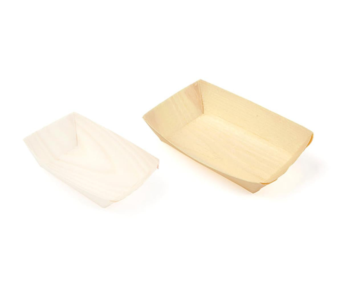 Bakje hout rechthoekig (FSC®) – 70 x 50 x 20 mm