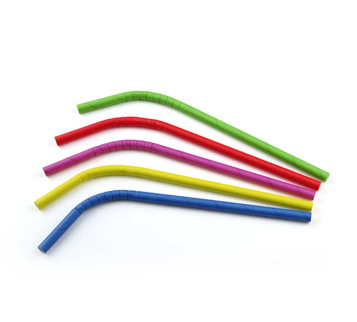 Buigrietje papier (FSC®) wit ø 6 mm / 24 cm