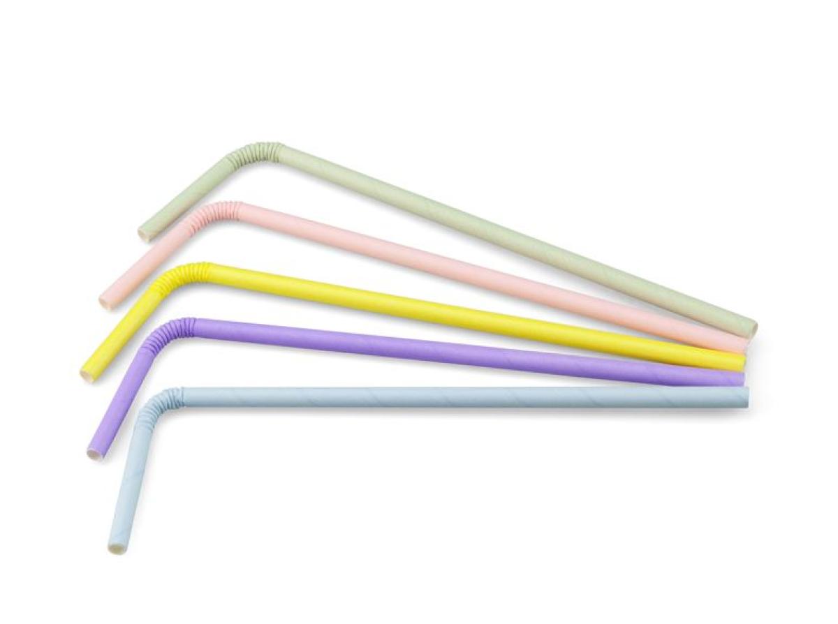 Buigrietje papier (FSC®) wit ø 6 mm / 24 cm