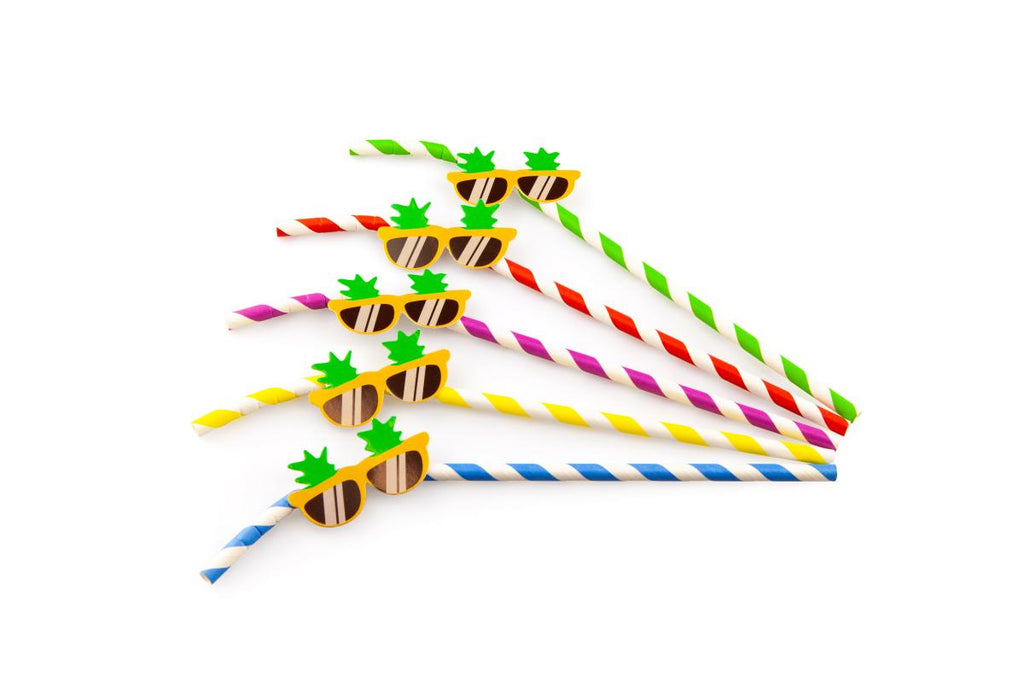 Papel de paja para doblar (FSC®) punteado surtido ø 6 mm / 24 cm