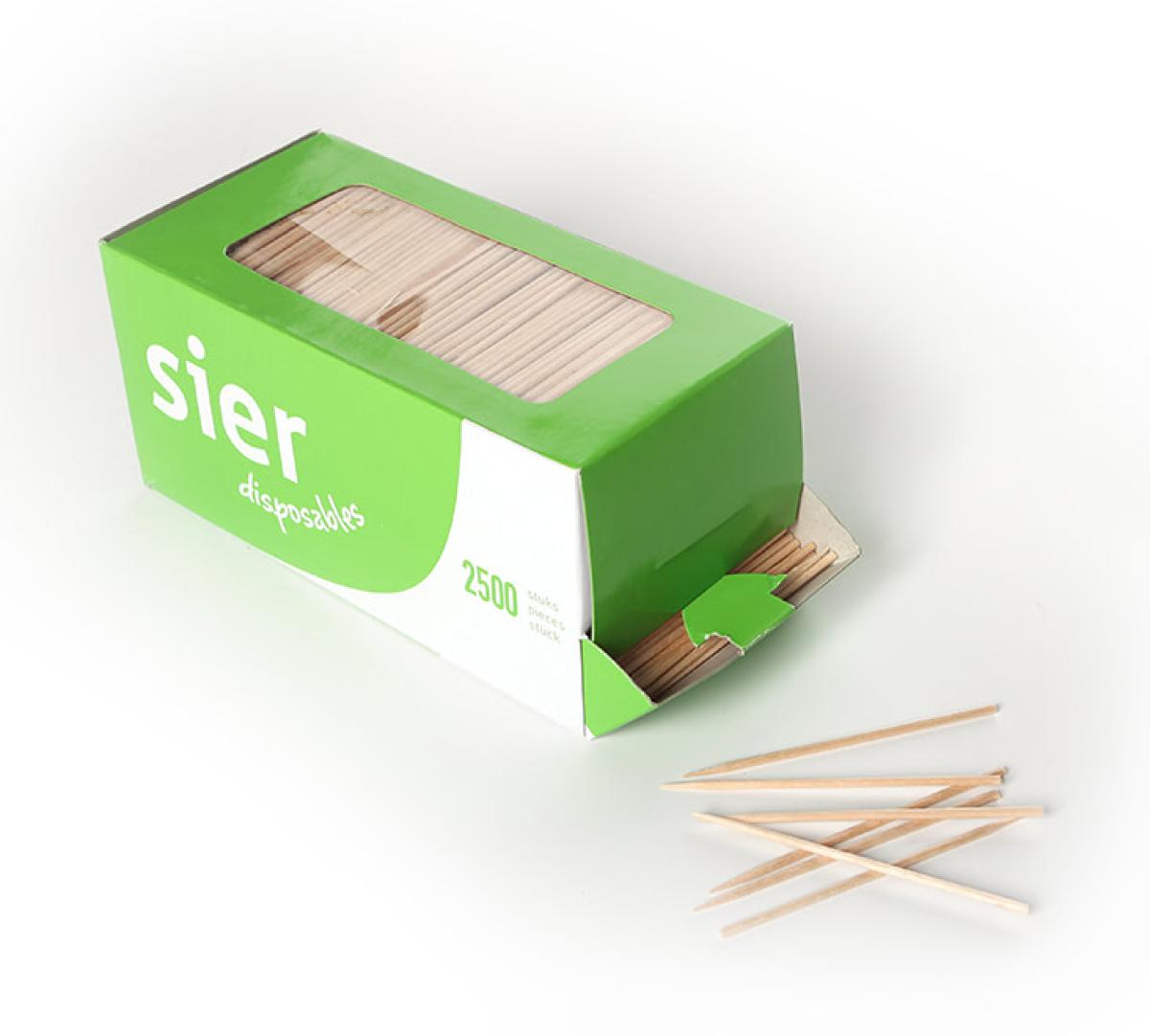 Cocktailprikker hout (FSC®) – 65 mm