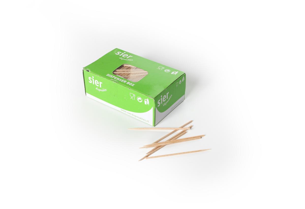Cocktailprikker hout (FSC®) – ø 2 x 65 mm