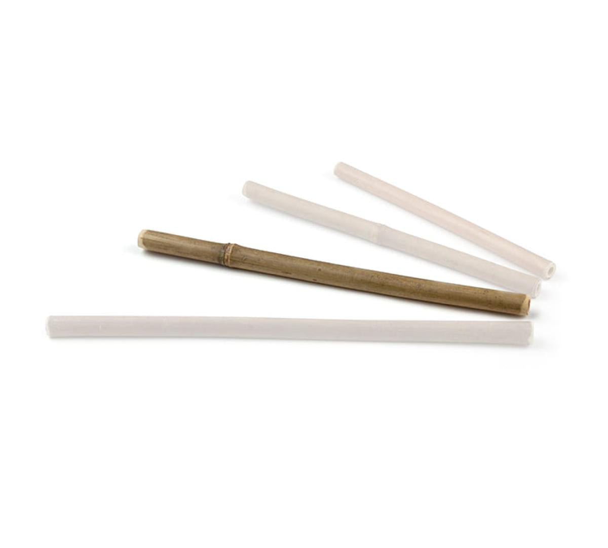 Drinkrietje bamboe – ø 10 mm / 21 cm