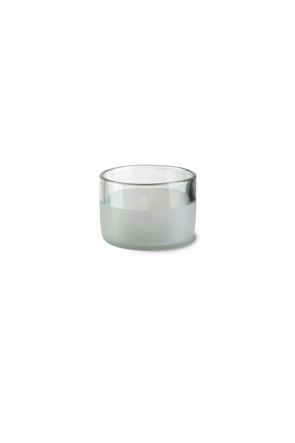 Vaso de vidrio transparente esmerilado Iwas – 12 cl/4 oz