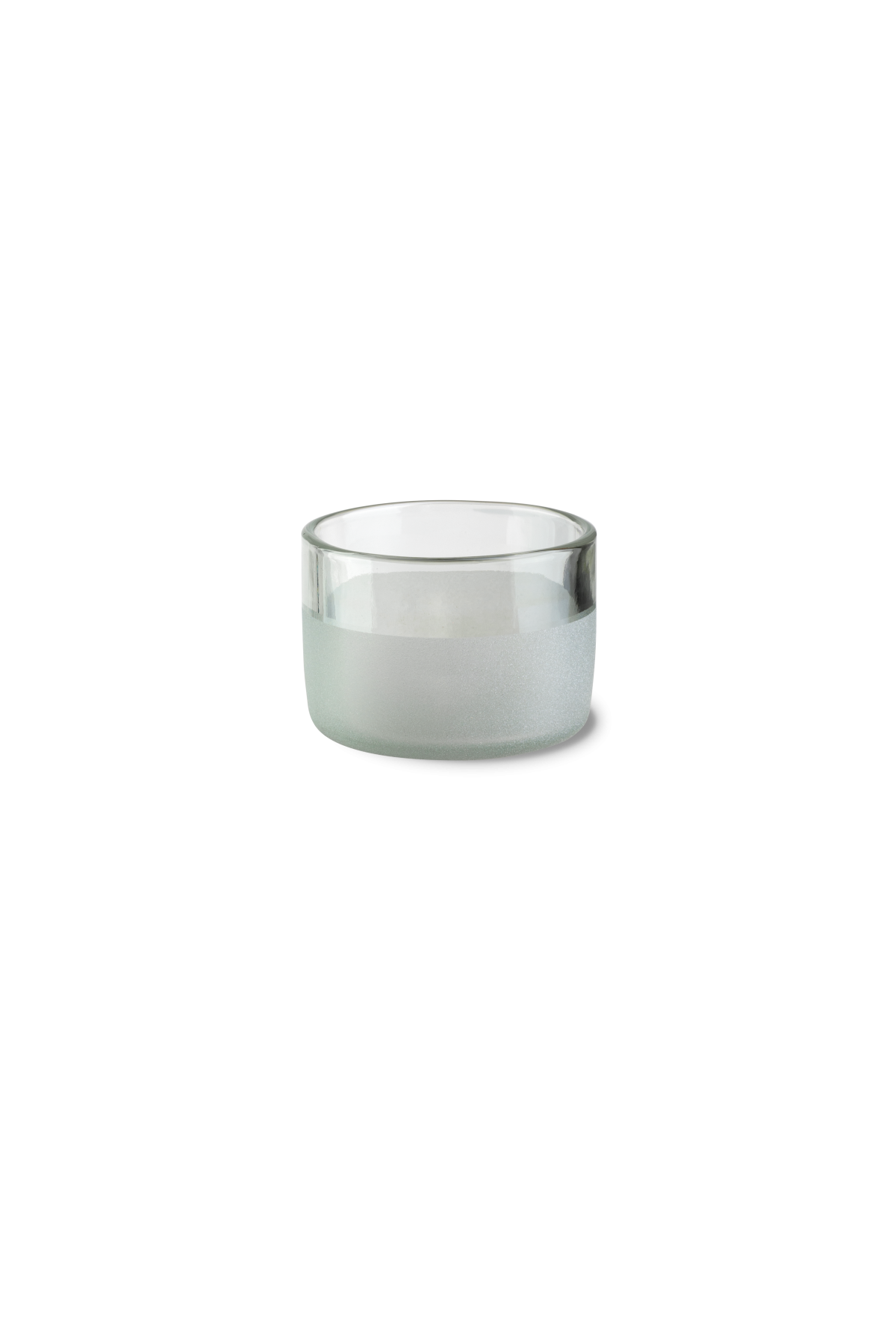 Vaso de vidrio transparente esmerilado Iwas – 12 cl/4 oz