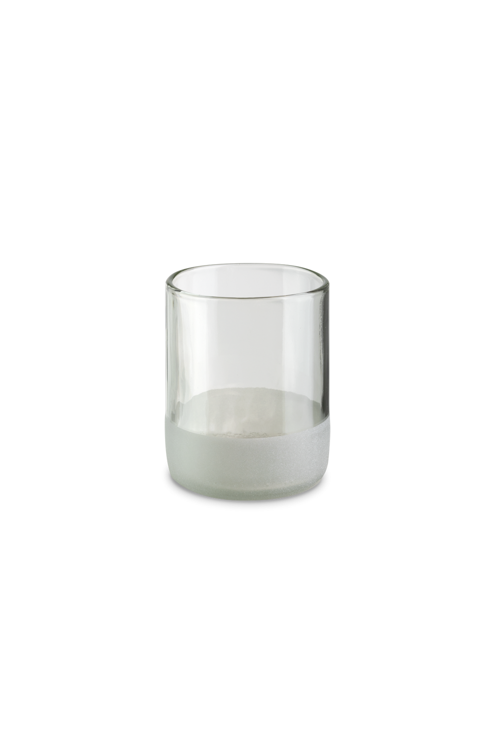 Vaso de vidrio transparente esmerilado Iwas – 12 cl/4 oz
