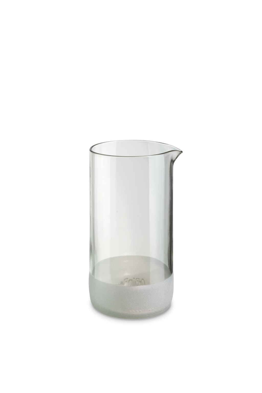 Vaso de vidrio transparente esmerilado Iwas – 12 cl/4 oz