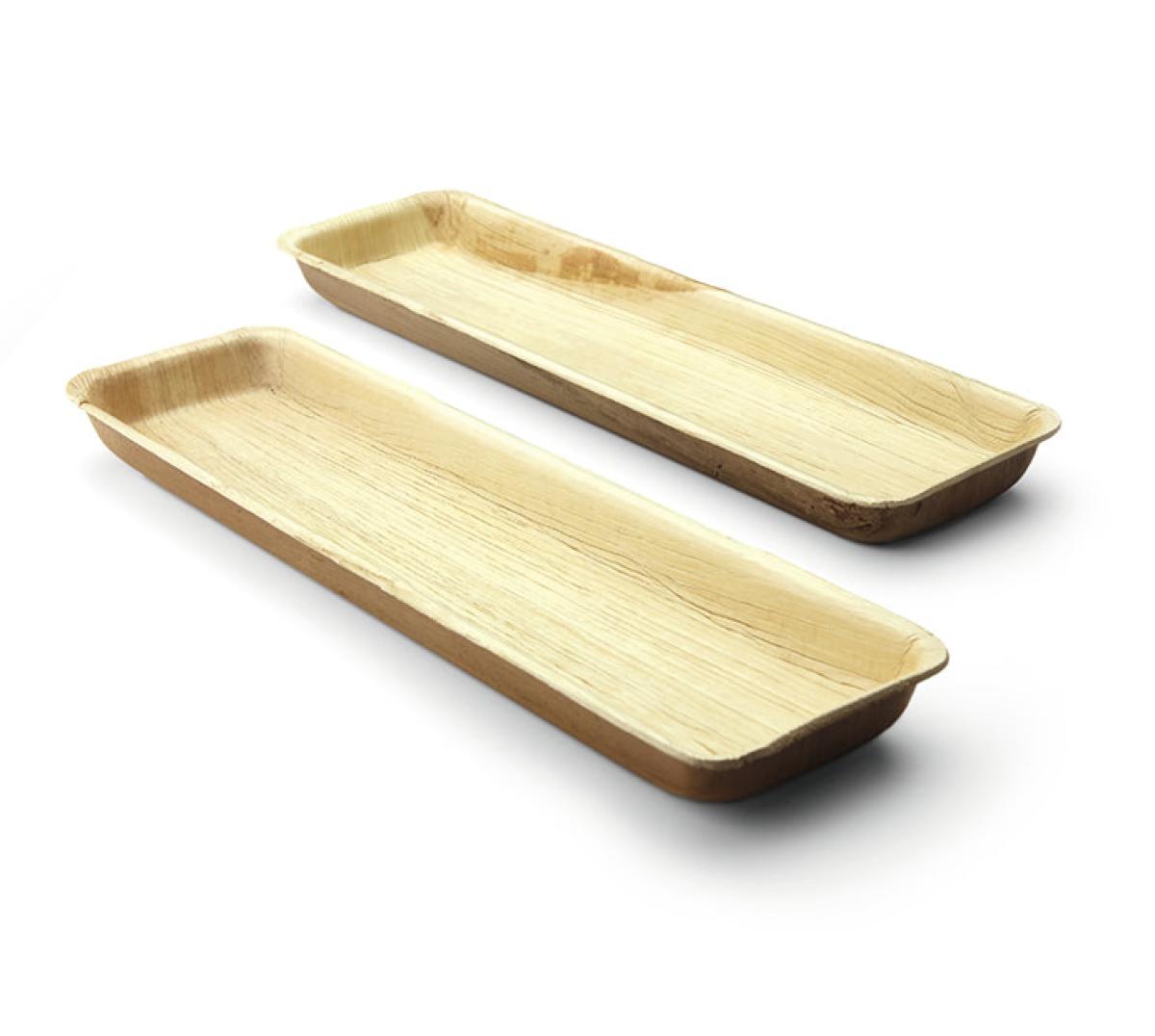 Palm schaal rechthoekig – 330 x 90 x h25 mm