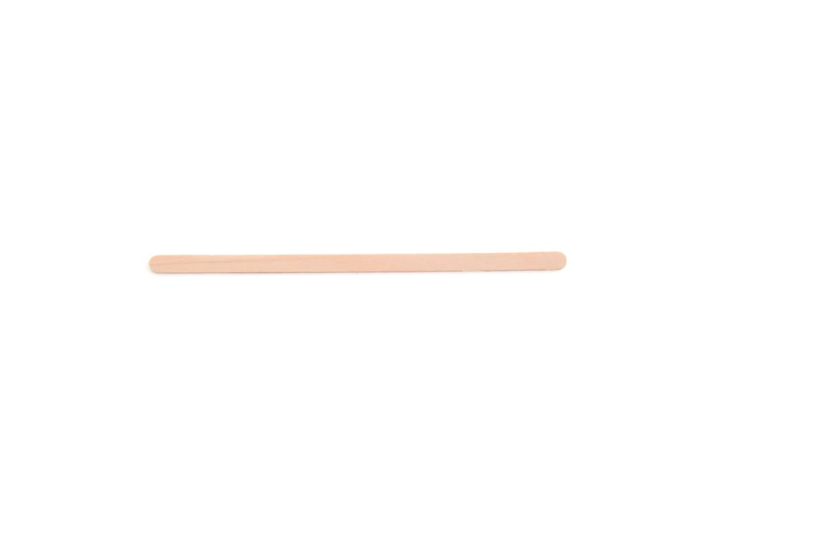 Roerstaafje hout (FSC®) – 110 × 5 × 1 mm