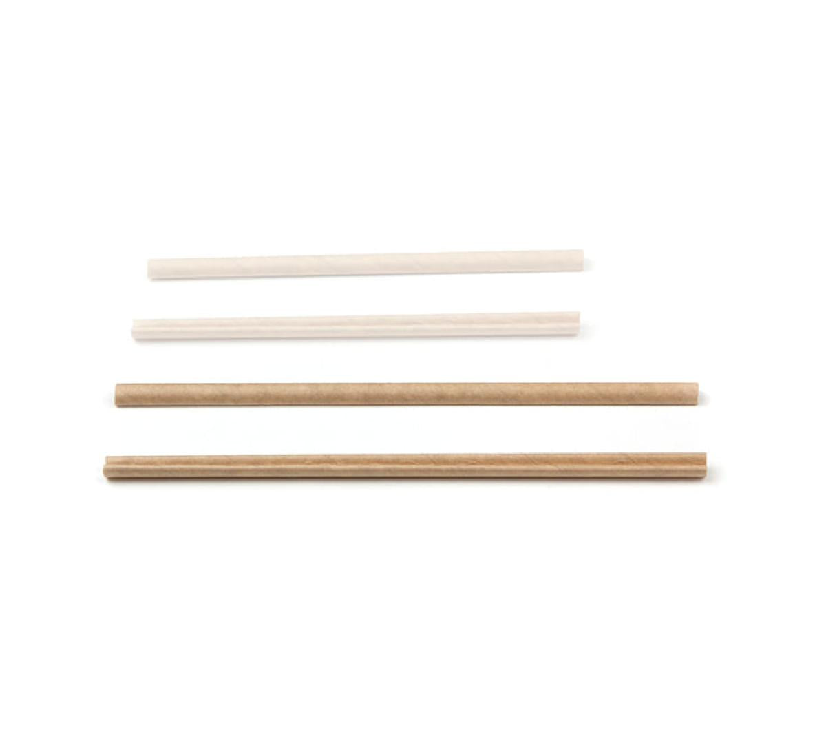 Roerstaafje papier (FSC®) kraft – 110 × 6 mm