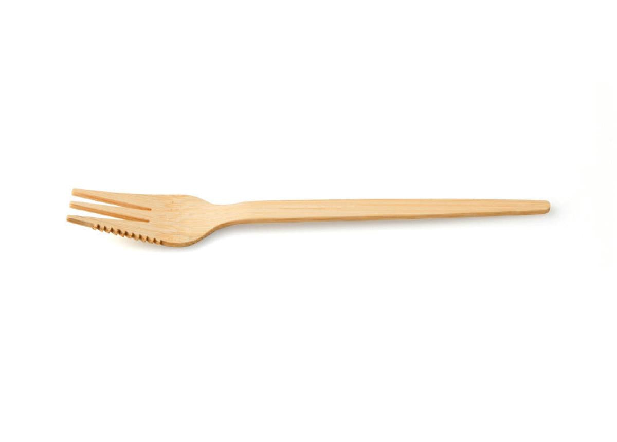 Snackvork bamboe – 135 mm