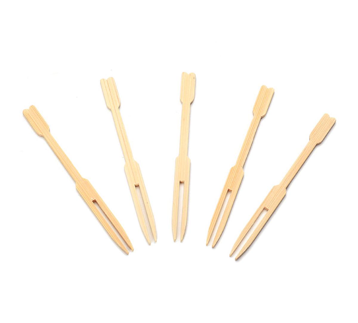 Horquilla de bambú de 2 dientes – 90 mm