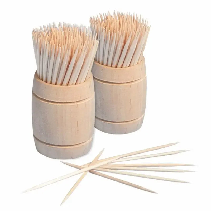 Palillo de dientes de madera 7cm natural
